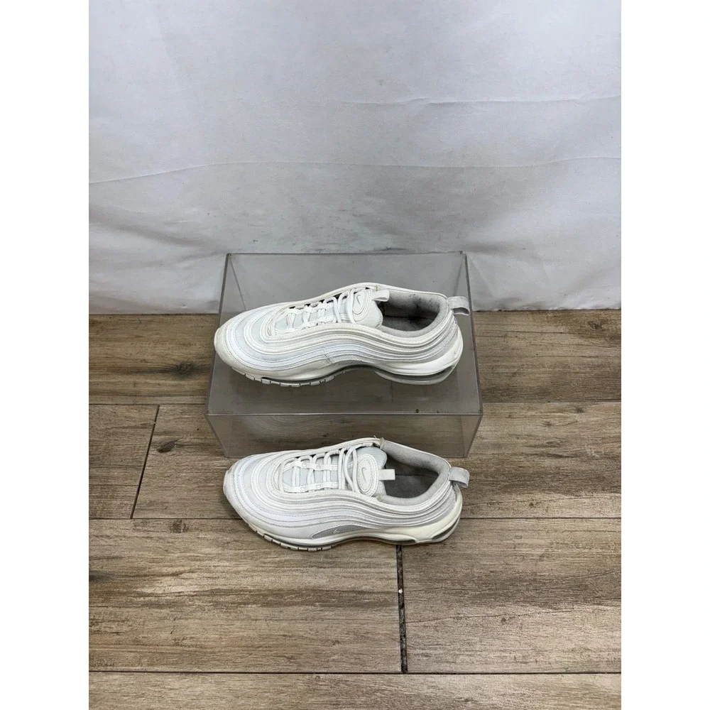 Nike Air Max 97 White Running Shoes Sneakers‎ 921522 104 Women's Size 6.5
